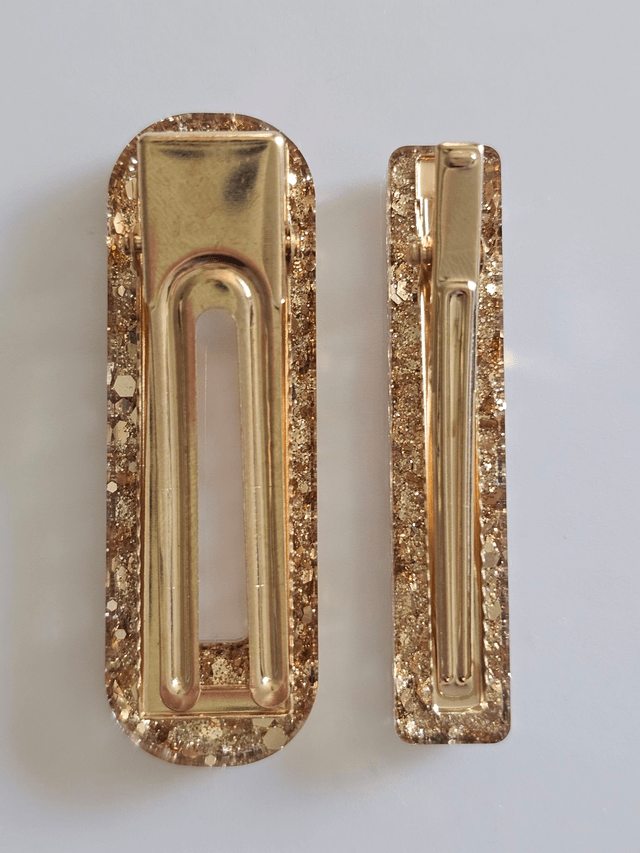 DUO BARRETTES OR