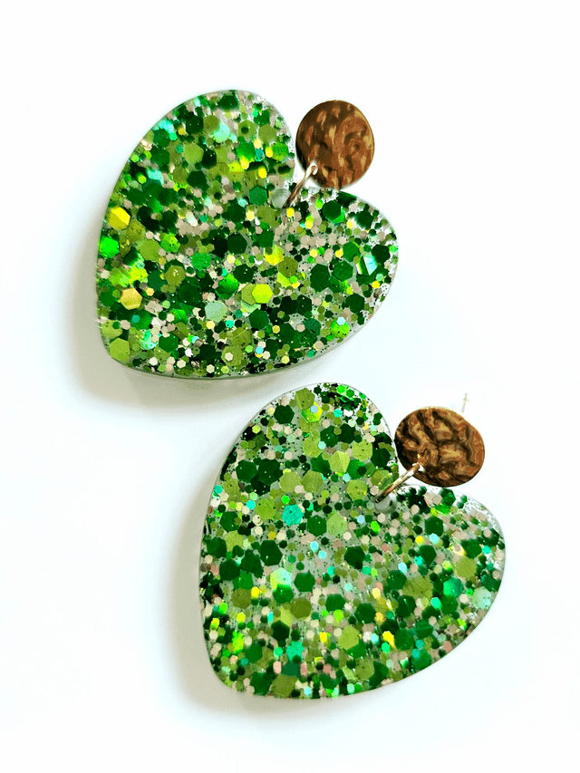 KISS'KISS aux paillettes vertes 