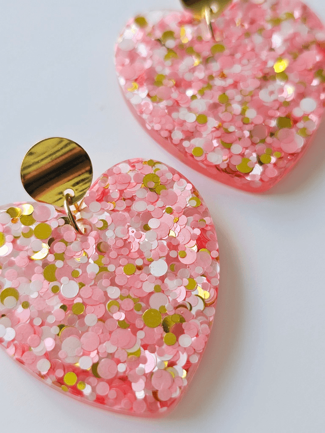 KISS'KISS ROSE SAUMON PAILLETTES