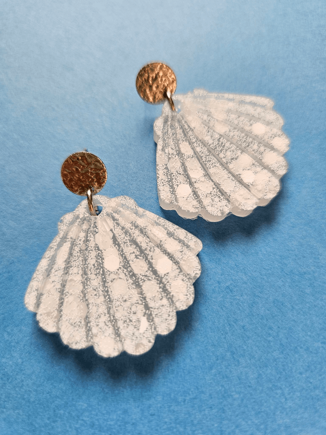 JACKIE blanc paillettes mat