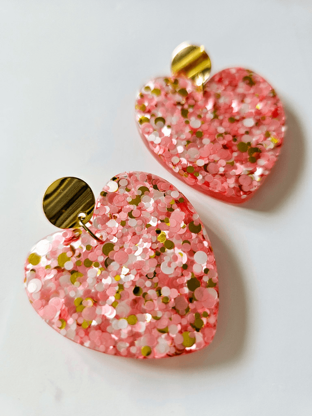 KISS'KISS ROSE SAUMON PAILLETTES
