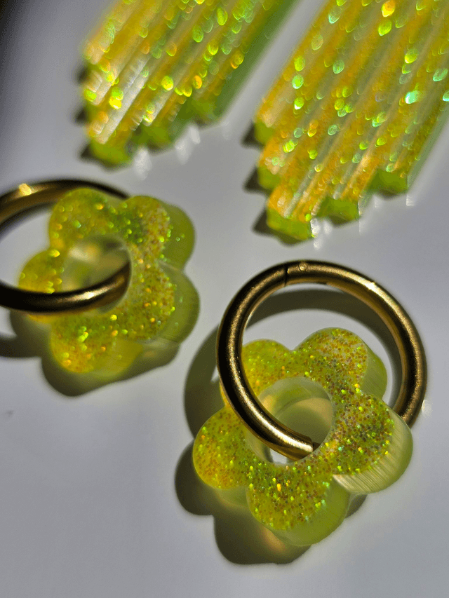 PAMPILLES EDEN FLUO A PAILLETTES 