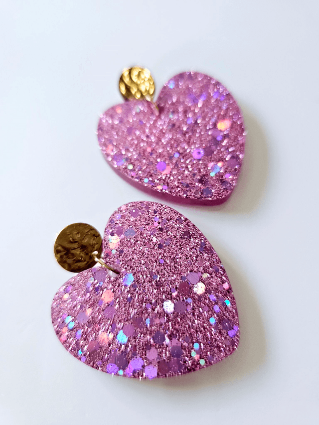 KISS'KISS aux paillettes mauves 