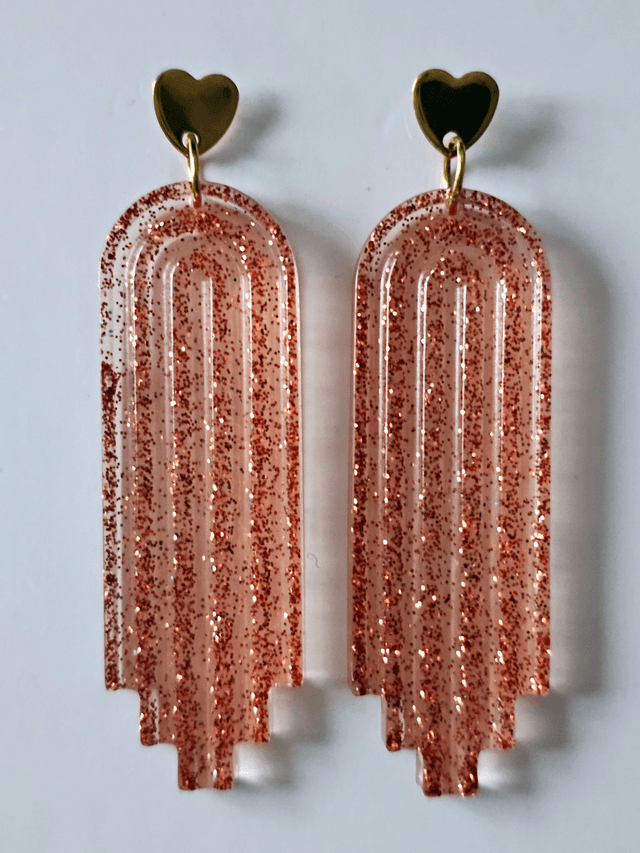 ARTY paillettes cuivrées