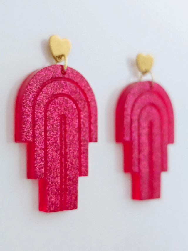 MIAMI framboise pailleté