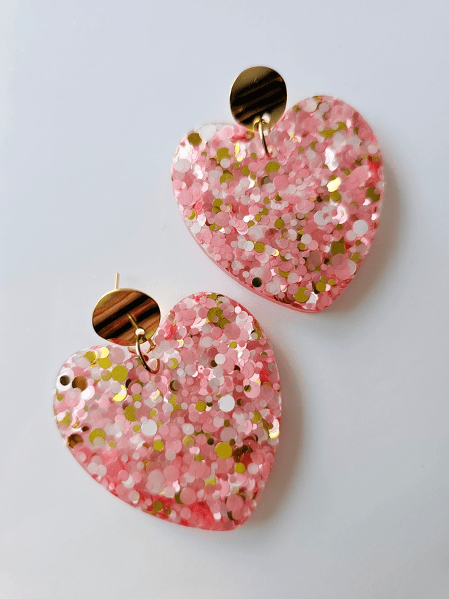 KISS'KISS ROSE SAUMON PAILLETTES