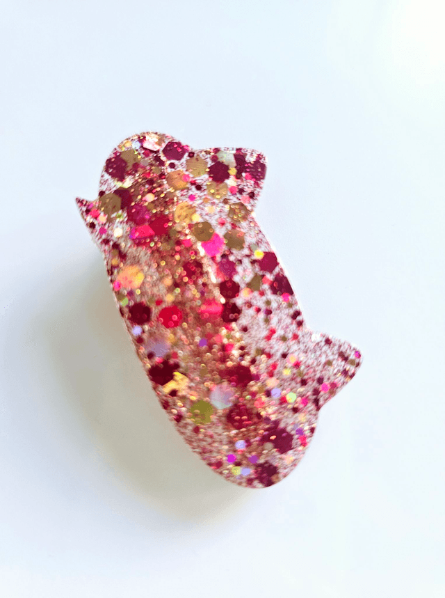 BARRETTE CHAT FUSHIA PAILLETTÉ 