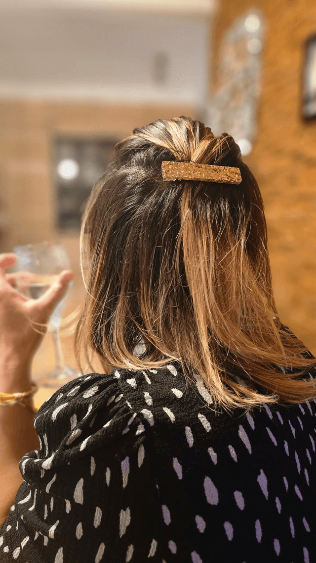 TRIO BARRETTES MARRONS 