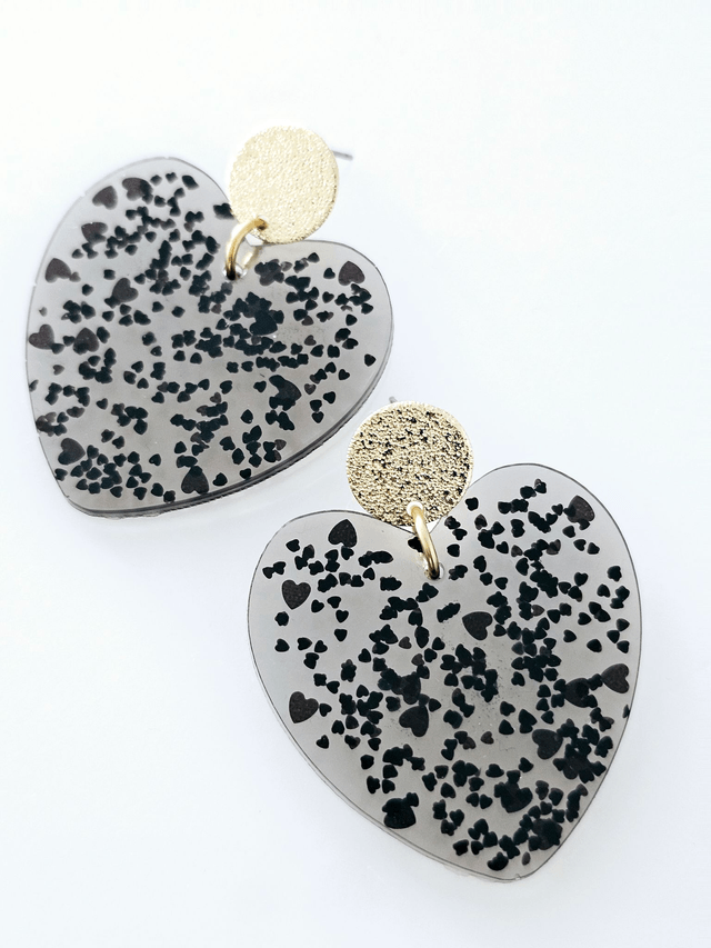 KISS'KISS CONFETTIS & COEURS NOIRS 
