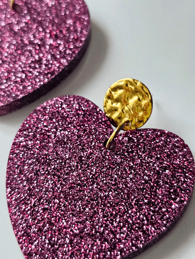 KISS'KISS prune intense à paillettes 