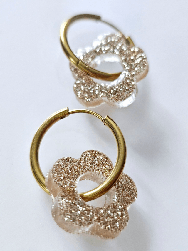 CREOLES EDEN OR PAILLETTES FINES 
