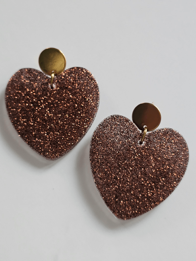 KISS'KISS paillettes marrons