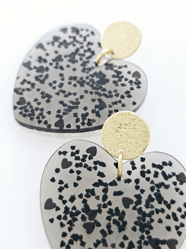 KISS'KISS CONFETTIS & COEURS NOIRS 