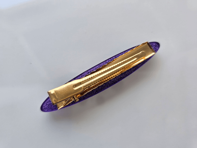 BARRETTE PAILLETTES MAUVES