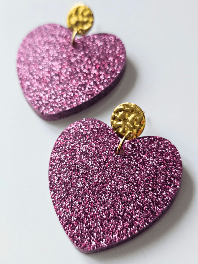 KISS'KISS prune intense à paillettes 