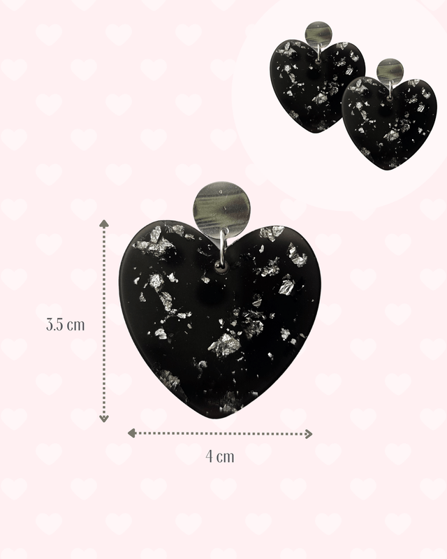 KISS'KISS aux confettis or et argent 