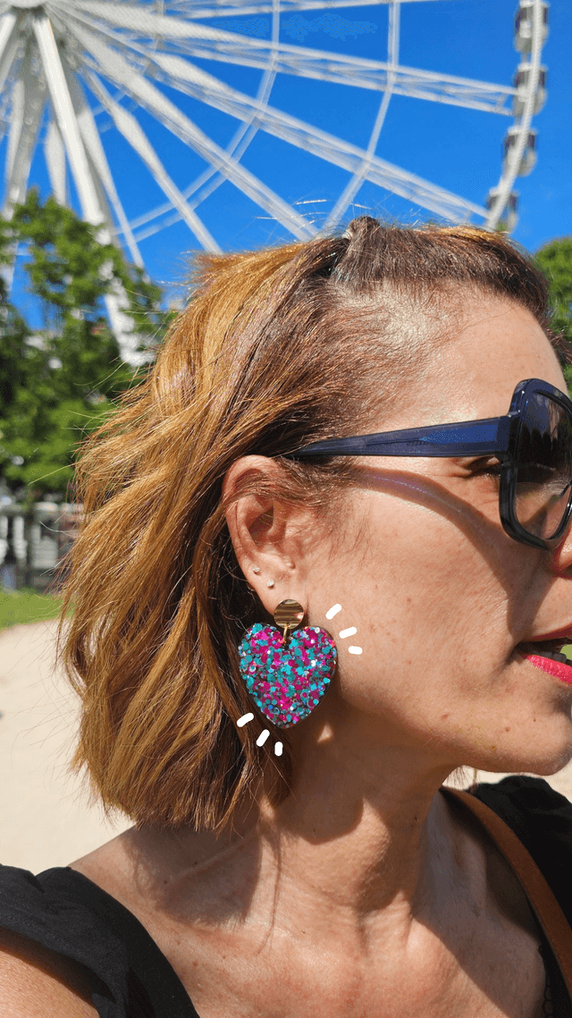 KISS'KISS transparentes noires