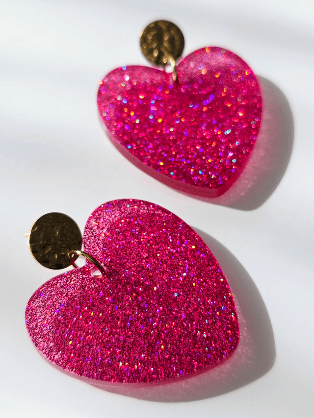 KISS'KISS framboise pailletté