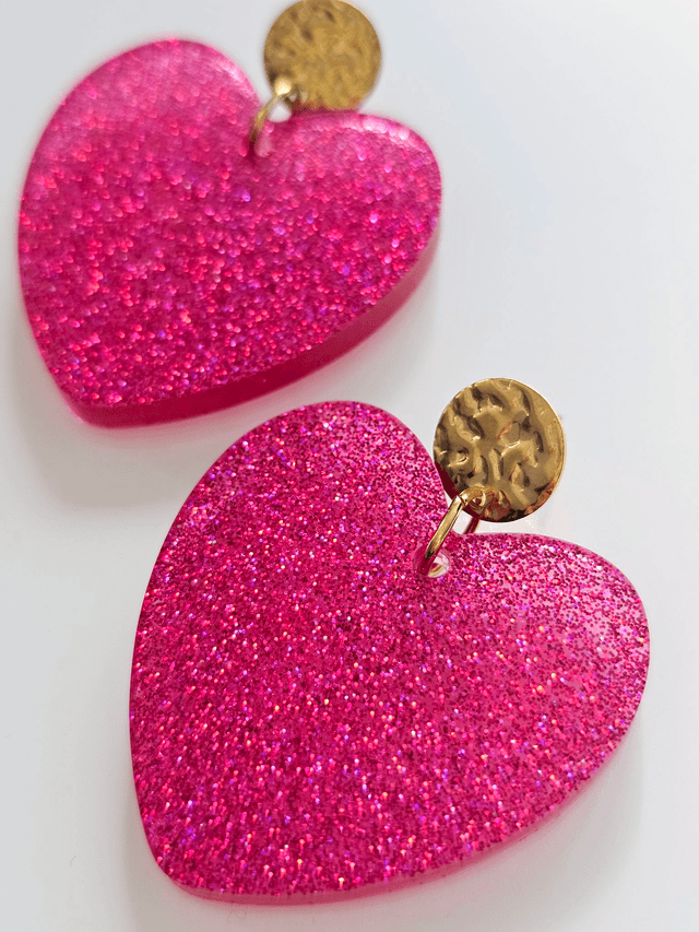 KISS'KISS framboise pailletté