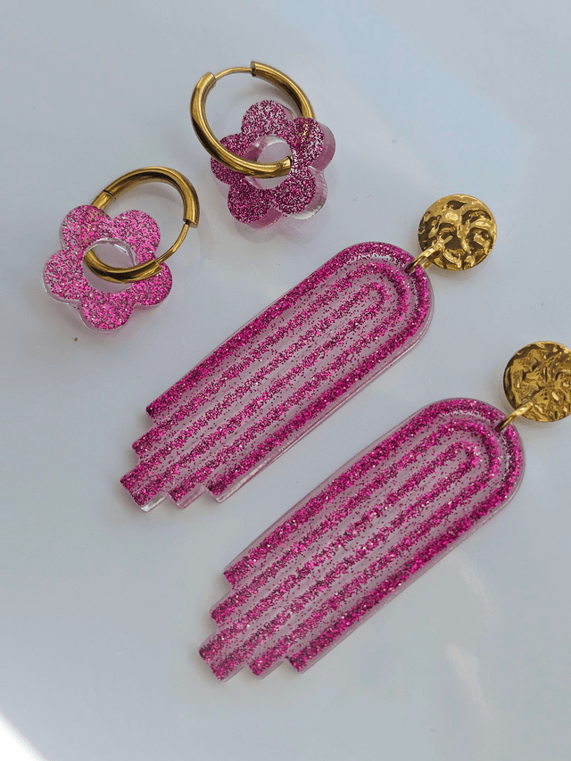 ARTY & CREOLES EDEN A PAILLETTES FUSHIAS