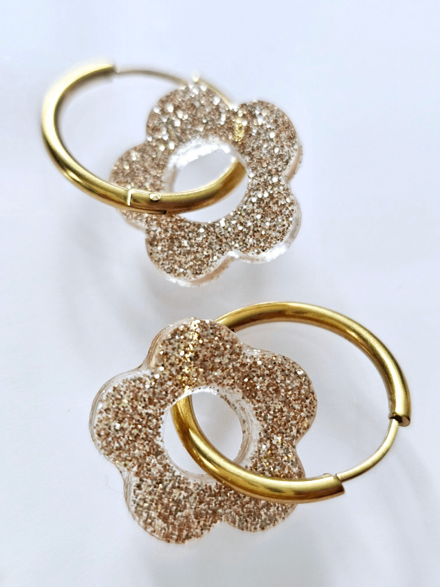 CREOLES EDEN OR PAILLETTES FINES 