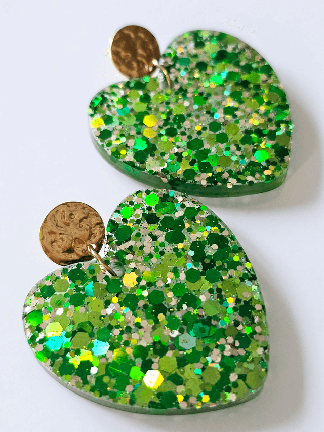KISS'KISS aux paillettes vertes 