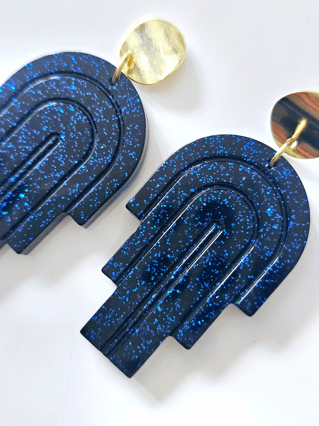 MIAMI bleu foncé pailletté