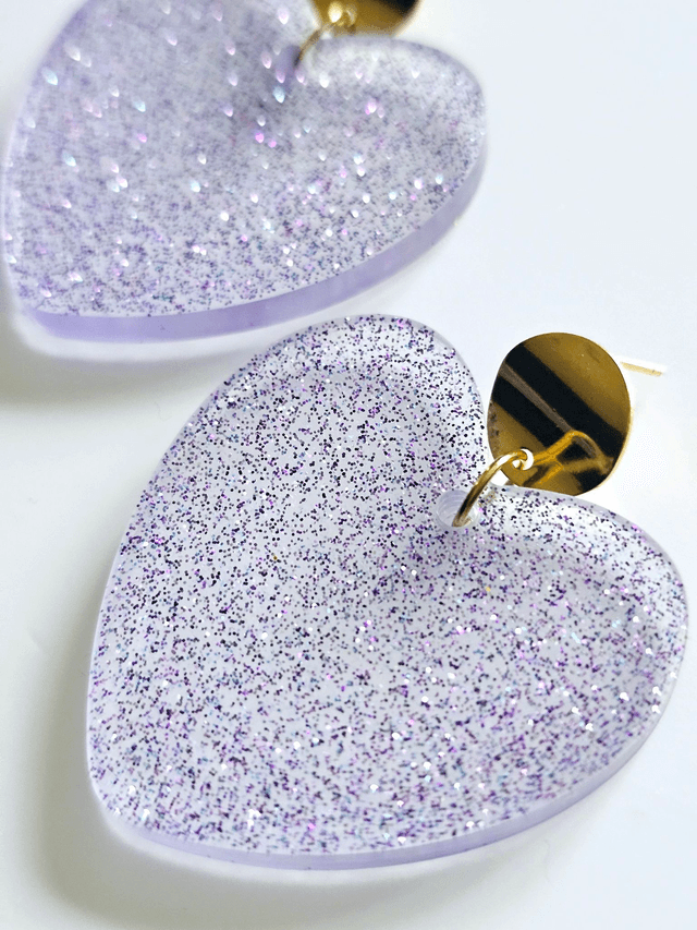 KISS'KISS transparence & paillettes mauves 
