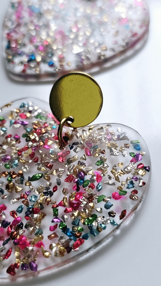 KISS'KISS transparentes aux clats multicolores 