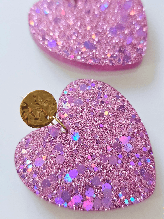 KISS'KISS aux paillettes mauves 