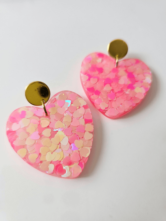 KISS'KISS aux cœurs roses holographiques