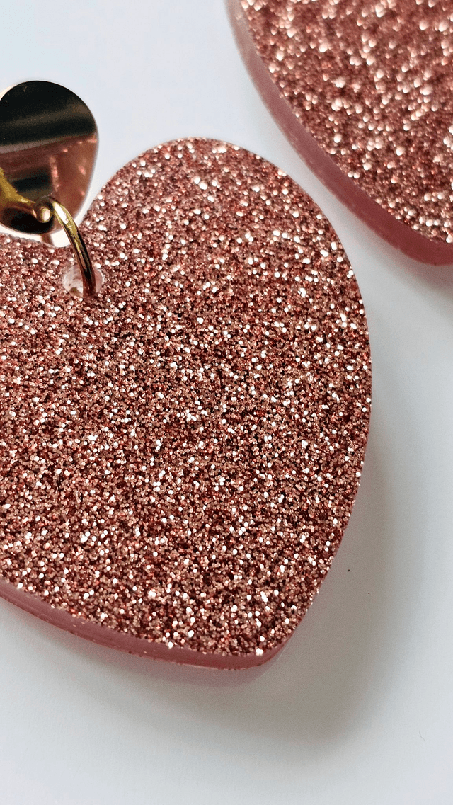 KISS'KISS aux paillettes vieux rose