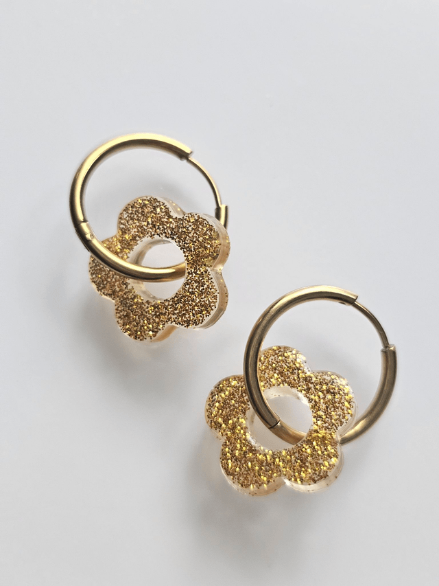 CREOLES OR A PAILLETTES FINES 