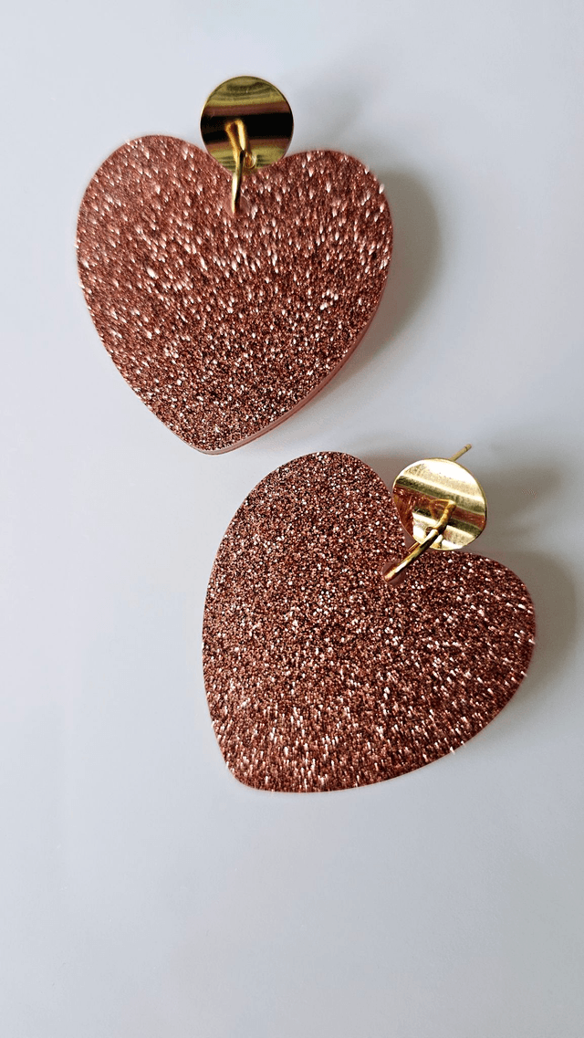 KISS'KISS aux paillettes vieux rose