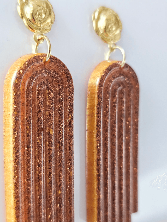 ARTY noisette aux paillettes 
