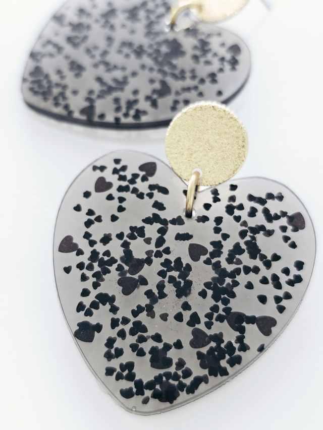 KISS'KISS CONFETTIS & COEURS NOIRS 