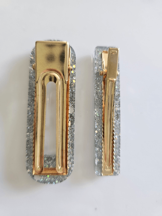DUO BARRETTES ARGENT