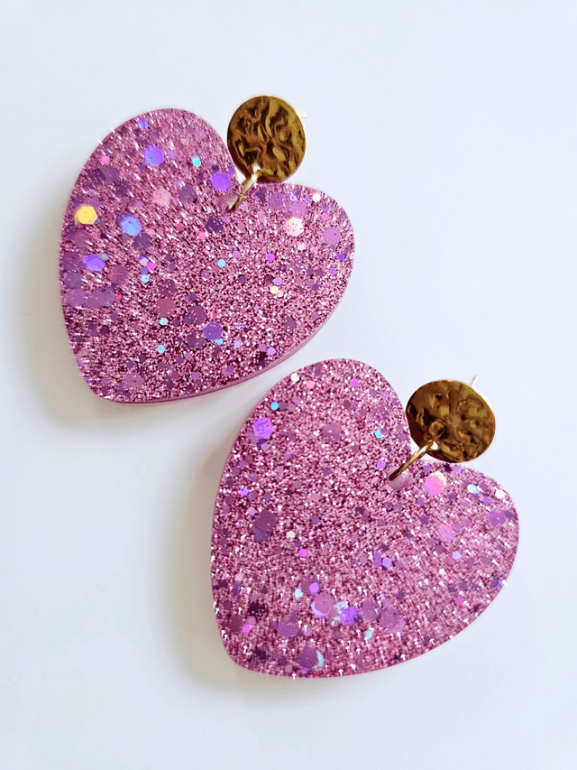 KISS'KISS aux paillettes mauves 