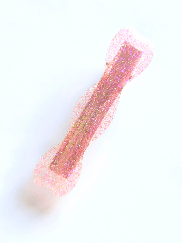 BARRETTE ROSE A PAILLETTES