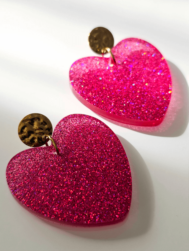 KISS'KISS framboise pailletté
