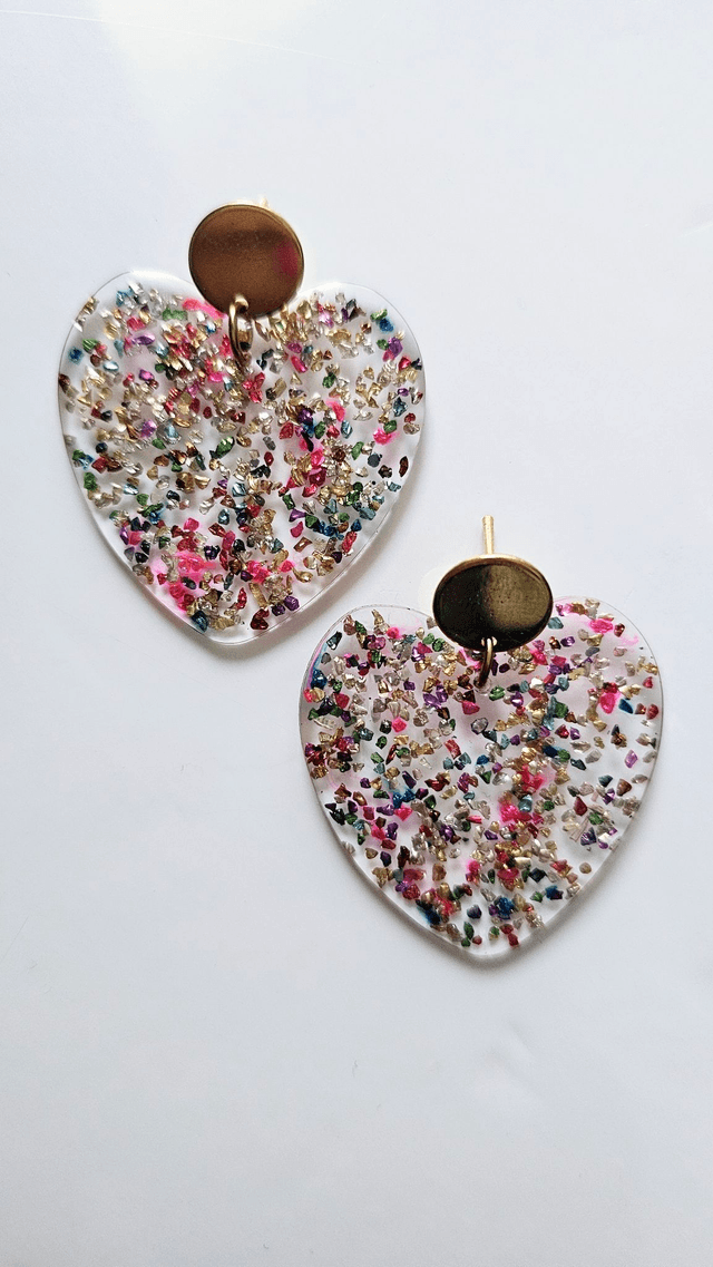 KISS&#039;KISS transparentes aux clats multicolores 
