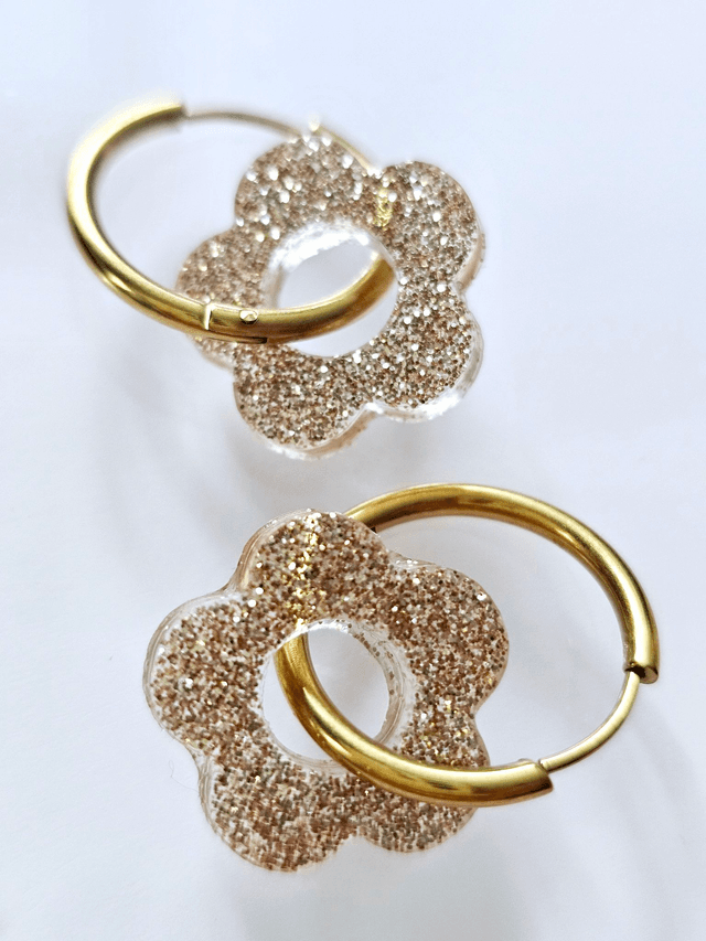 CREOLES EDEN OR PAILLETTES FINES 