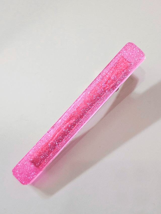 BARRETTE ROSE PAILLETTE