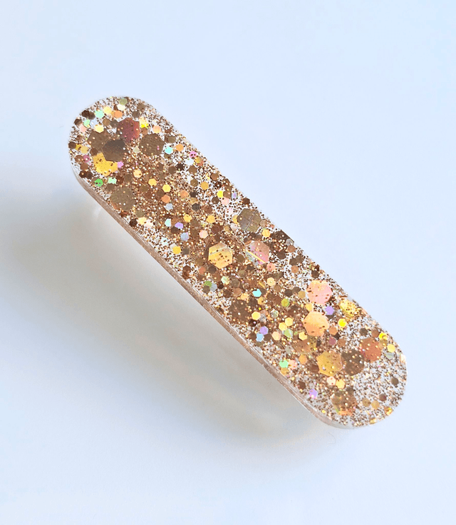 BARRETTE OR PAILLETTES 