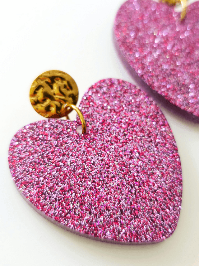 KISS&#039;KISS violet aux paillettes mauves &amp; framboises 