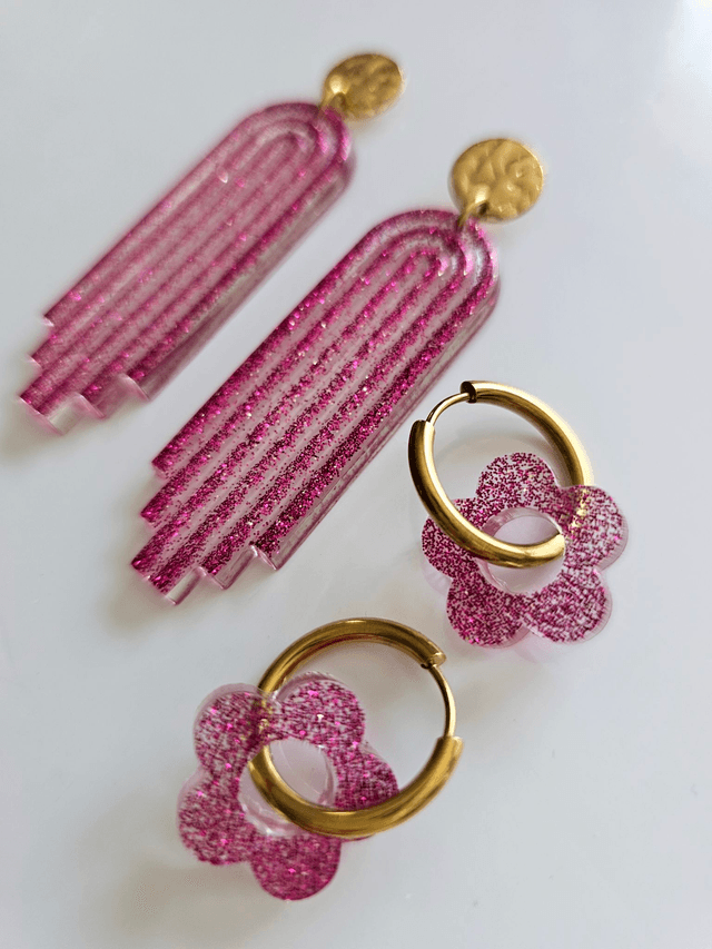 ARTY &amp; CREOLES EDEN A PAILLETTES FUSHIAS